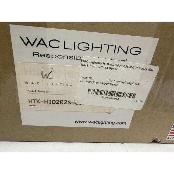 WAC Lighting HTK-HID202S-39E-WT H Series HID Track Spot *MISSING PARTS *READ.... - Picture 2 of 16